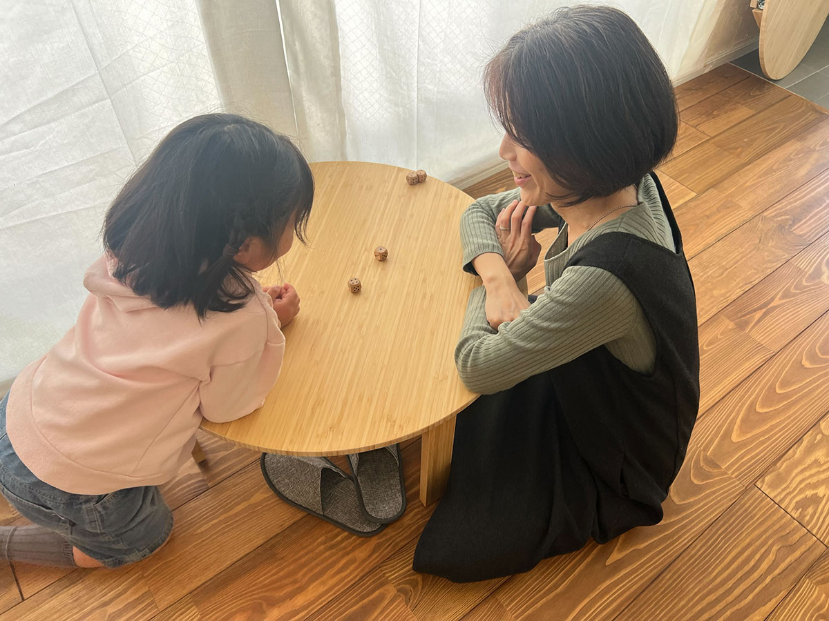 学習について話し合う様子